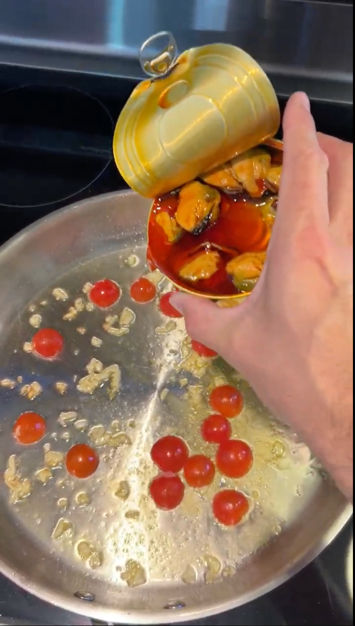 Los Peperetes - Moules marinées en sauce escabèche