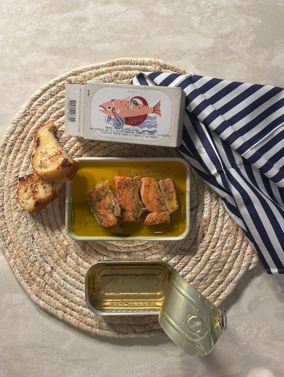 Jose Gourmet - Truite fumée à froid à l'huile d'olive extra vierge , aneth et au fenouil