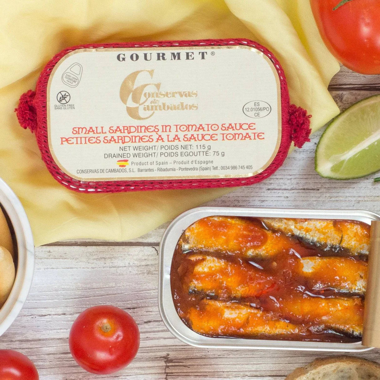Conservas Cambados Gourmet - Small Sardines in Tomato Sauce
