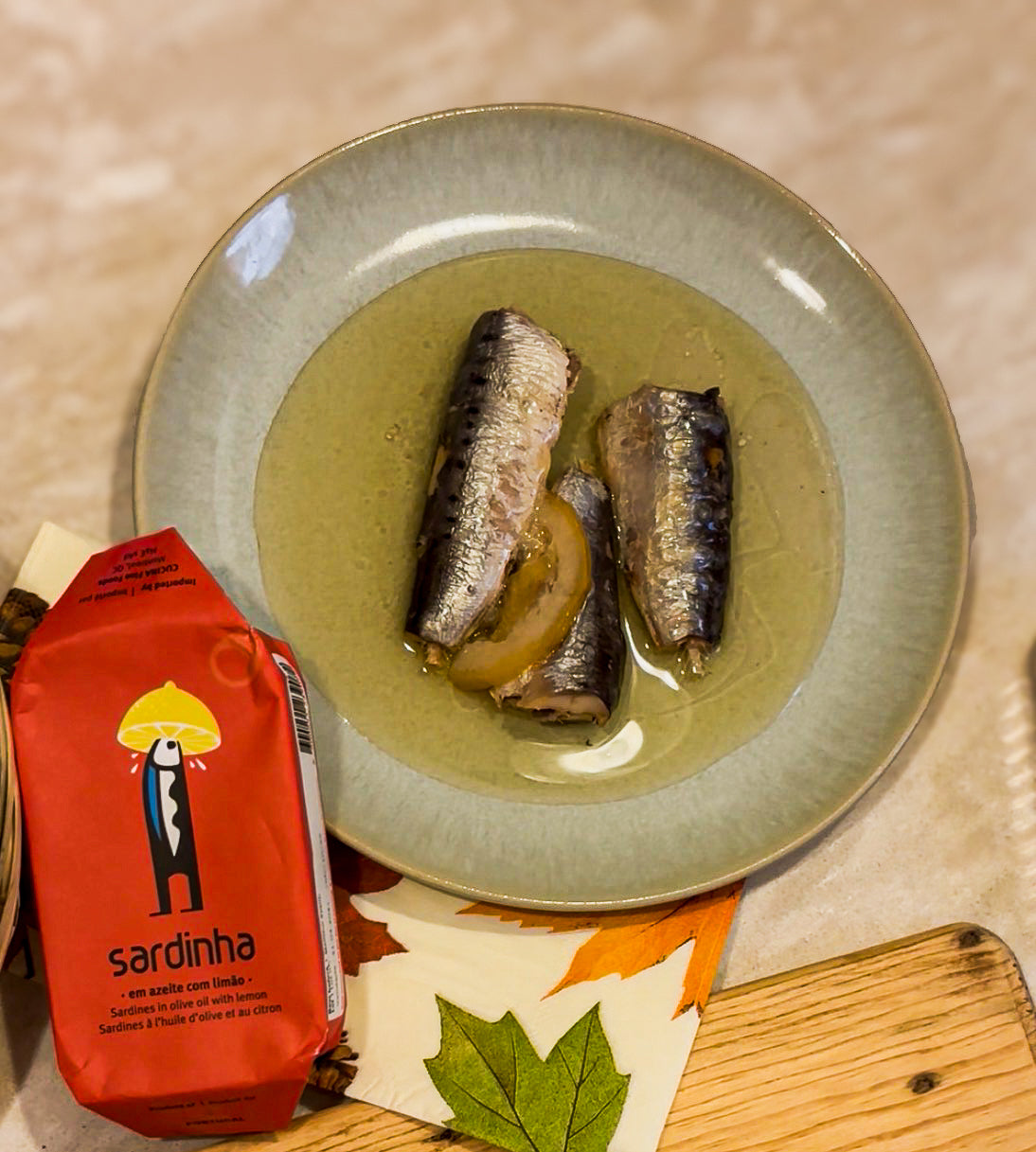 Sardinha - Sardines à l'huile d'olive au citron