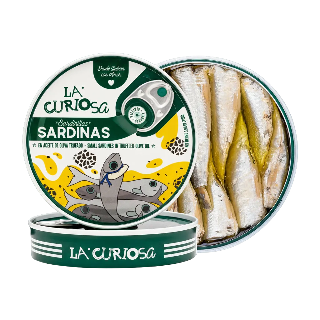La Curiosa - Sardines à l'huile d'olive infusée à la truffe
