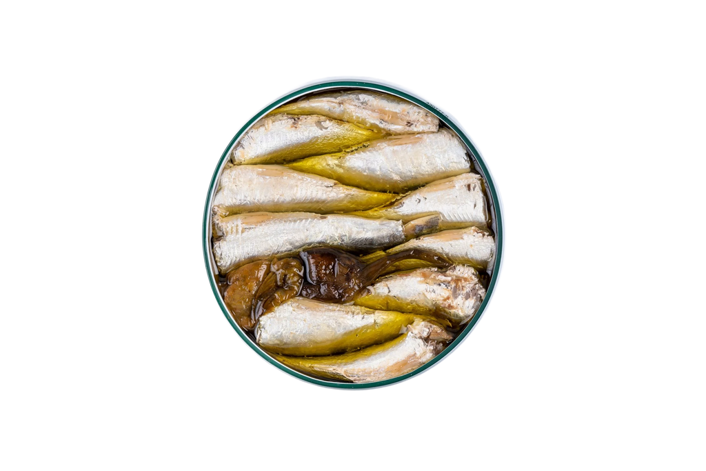 La Curiosa - Petites sardines à l'huile d'olive et au poivre de Padrón
