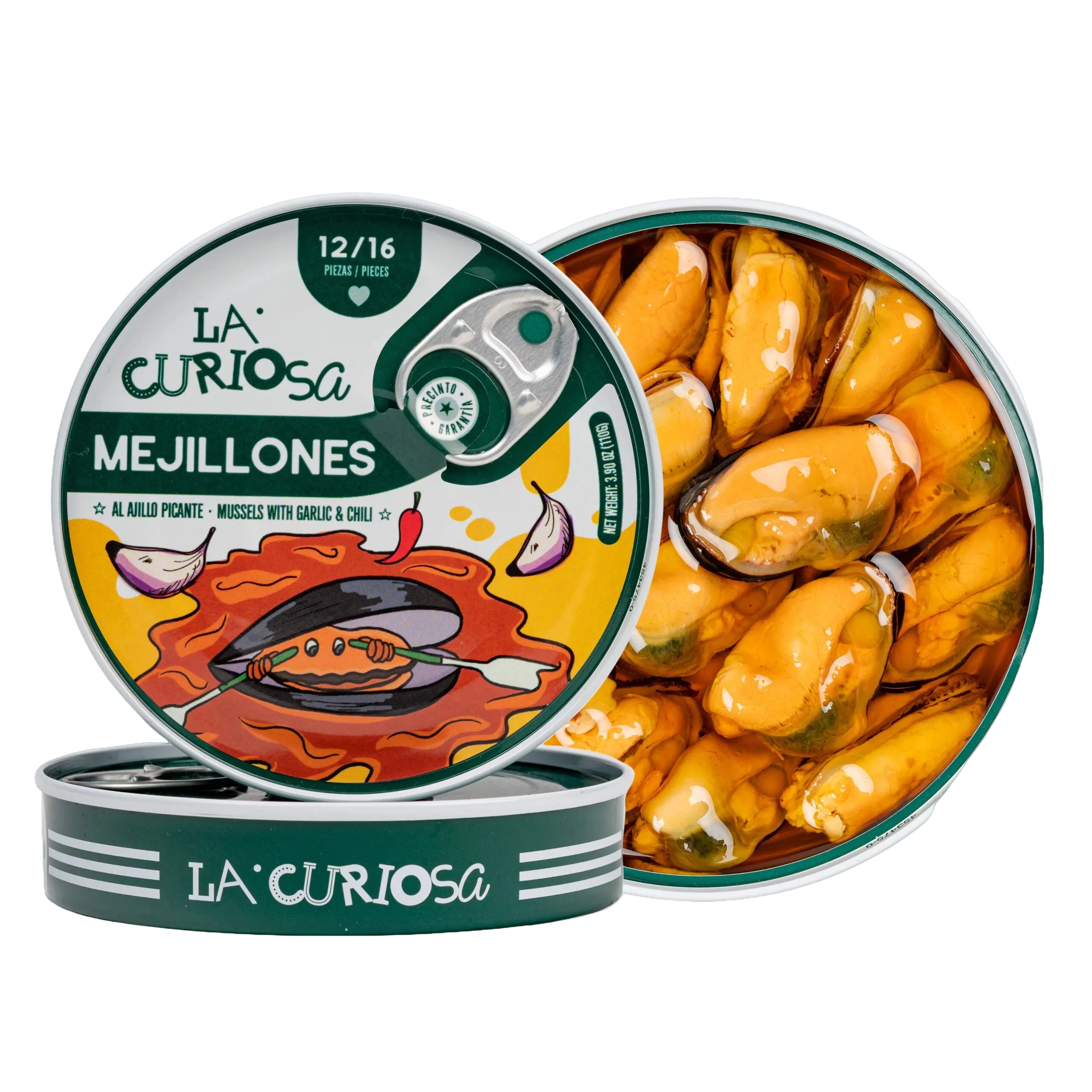 La Curiosa - Moules galiciennes épicées et à l'ail