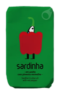 Sardinha -  Sardines à l'huile d'olive bio et au poivron rouge bio