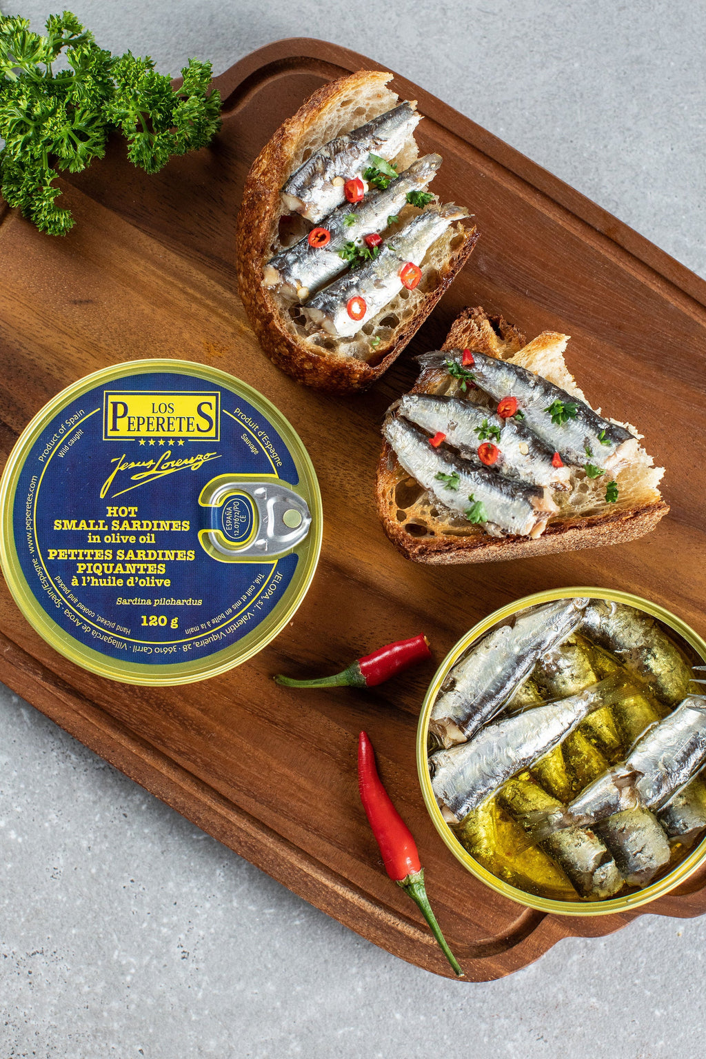 Los Peperetes - Petite Sardines Piquantes à l'huile d'olive